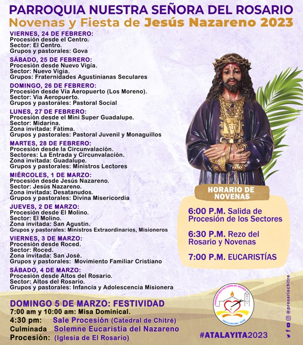 afiche nazareno 2023 redes