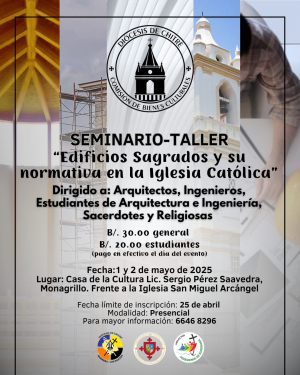 Seminario-taller Edificios Sagrados y su Normativa en la Iglesia Católica