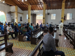 Visita de los Frailes Mercedarios en la Parroquia de La Arena