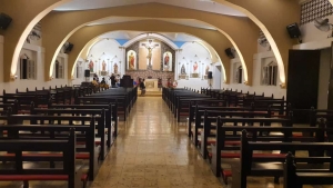 Parroquia Santa Bárbara de Las Minas realiza la reapertura del templo.